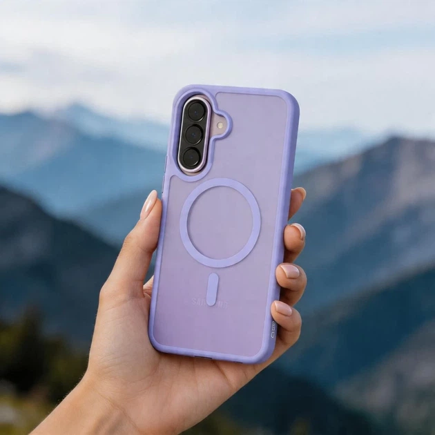 Чехол Tech-Protect MagMat для Samsung Galaxy A36 / A56 / A37 5G Matte Lilac with MagSafe (5906302322947) - Фото 4 Чехол Tech-Protect MagMat для Samsung Galaxy A36 / A56 / A37 5G Matte Lilac with MagSafe (5906302322947) - изображение 4