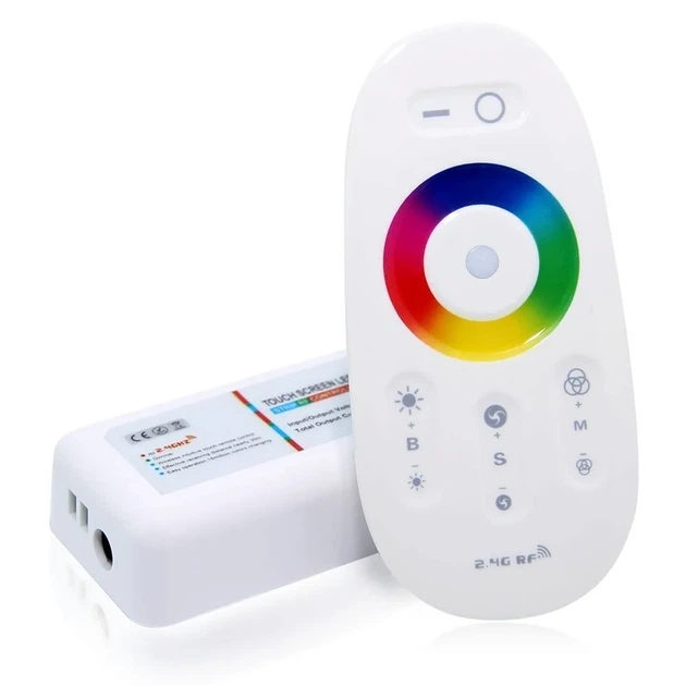 2.4G RF RGB контролер Touch Screen 18A із сенсорним пультом - Фото 1 2.4G RF RGB контролер Touch Screen 18A із сенсорним пультом - зображення 1