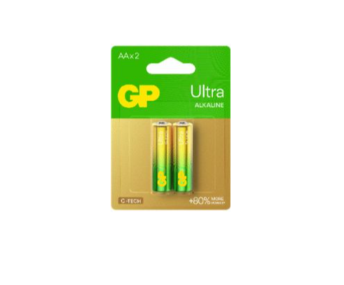 Батарейки GP AA (LR6) Ultra Alkaline 15AUETA21-2BC2, блистер - Фото 1 Батарейки GP AA (LR6) Ultra Alkaline 15AUETA21-2BC2, блистер - изображение 1