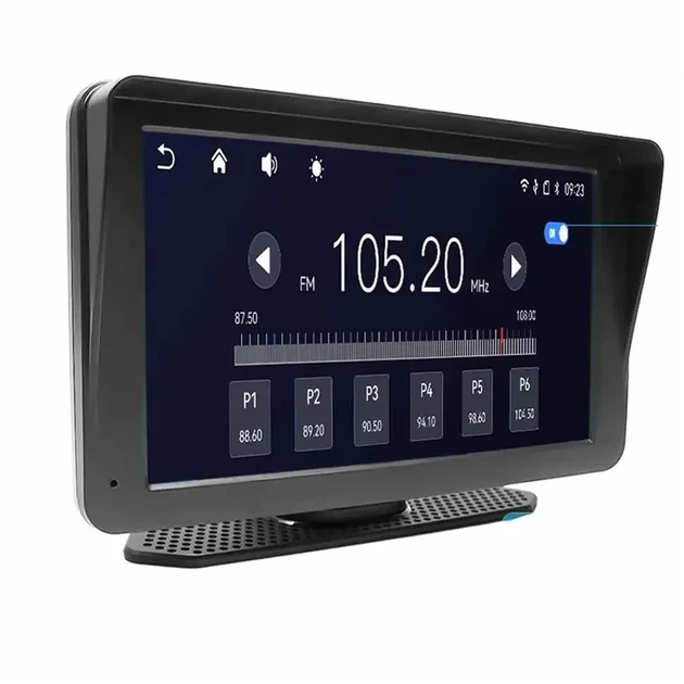 Бездротова мультимедійна система 7 дюймів IPS екран CarPlay 701W для авто з адаптером живлення та AUX кабелем - зображення 4