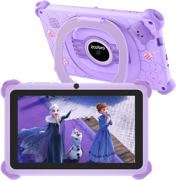 Планшет 7" Zcobro Kids710 2/32 ГБ 4 ядра Android 11 Филетовый - Фото 1 Планшет 7" Zcobro Kids710 2/32 ГБ 4 ядра Android 11 Филетовый - изображение 1