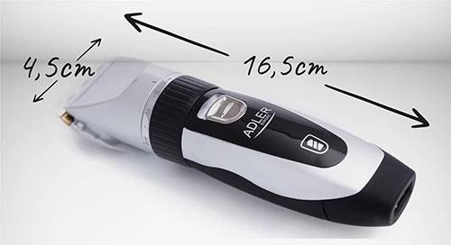 Машинка для стрижки тварин Adler AD 2823, USB, 2 акумулятори, керамічне лезо - Фото 3 Машинка для стрижки тварин Adler AD 2823, USB, 2 акумулятори, керамічне лезо - зображення 3