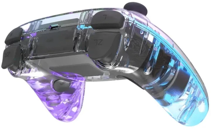 Бездротовий геймпад RAIT NX RGB Gamepad для Nintendo Switch/OLED/Lite/PC/PS3/Android Transparent (4027301319002) - зображення 4