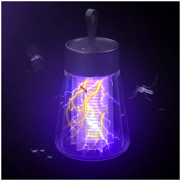 Ловушка для насекомых аккумуляторная USB до 20м² бесшумная для дома белый LS-1346 - изображение 8