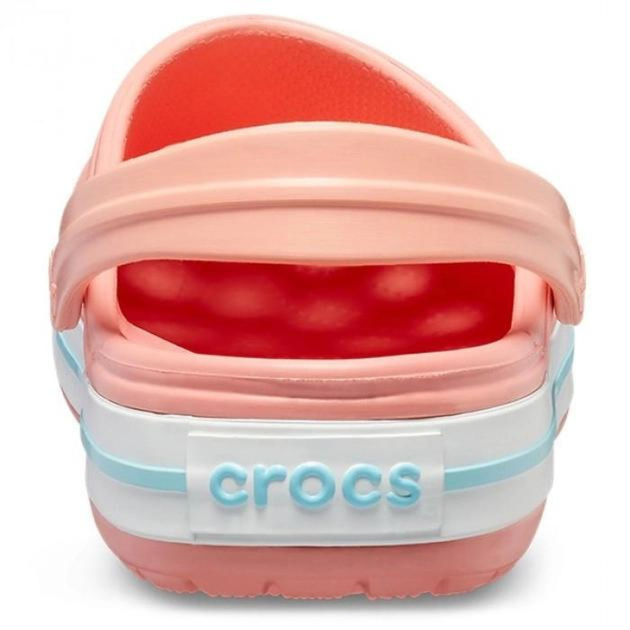Детские сабо Crocs Crocband Kids Clog 34-35 р 20.9-21.7 см Персиковые 204537-J3 Melon/Ice Blue - изображение 5