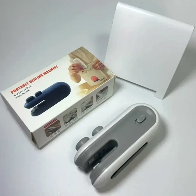 Ручной мини-запайщик пакетов USB питание термоупаковщик белый пластик для сохранения свежести продуктов - Фото 8 Ручной мини-запайщик пакетов USB питание термоупаковщик белый пластик для сохранения свежести продуктов - изображение 8