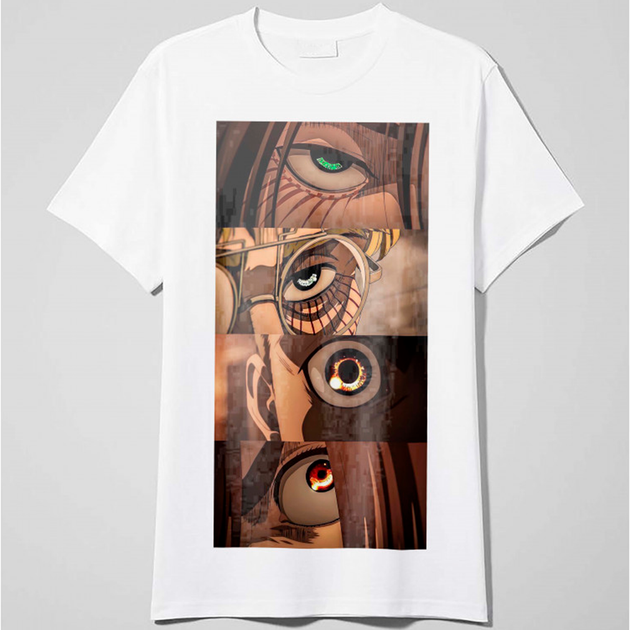 Футболка LOYS Attack on Titan Атака титанів, Ерен Йєгер та інші персонажі LO03677 goodreclama Білий XL - Фото 1 Футболка LOYS Attack on Titan Атака титанів, Ерен Йєгер та інші персонажі LO03677 goodreclama Білий XL - зображення 1