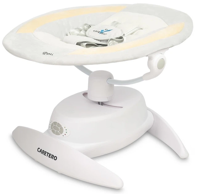 Leżaczek-bujaczek elektryczny 2w1 Caretero Opti Beige (5903076399601) - Zdjęcie 3 Leżaczek-bujaczek elektryczny 2w1 Caretero Opti Beige (5903076399601) - obraz 3