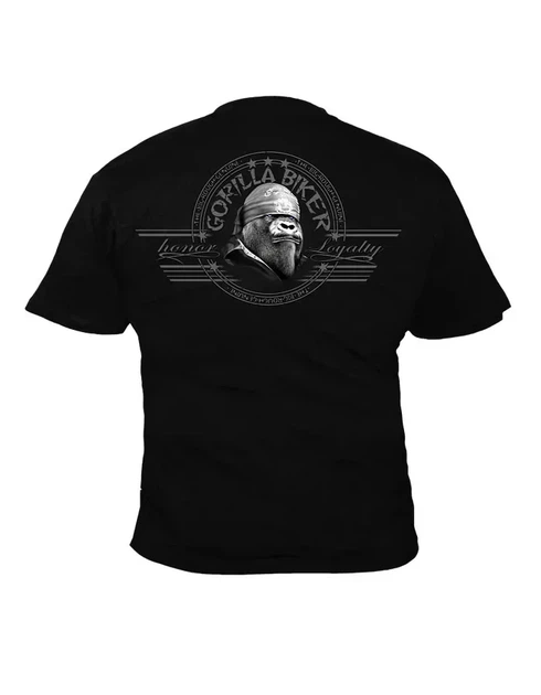 Футболка мужская Silberrücken GB42 Gorilla Biker Free Spirit черная M (MD1891-1) - изображение 2