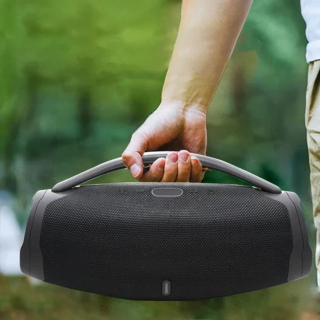 Бездротова Bluetooth колонка з LED підсвічуванням Boombox 3 Mini RGB B11 - изображение 5