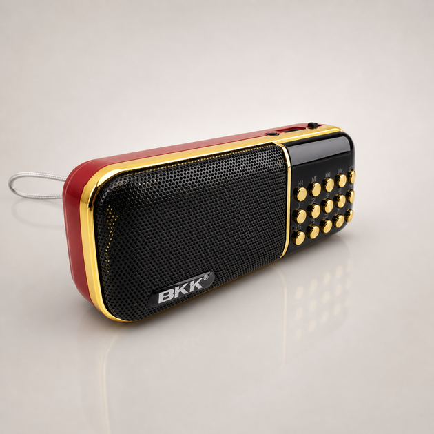 Портативный радиоприемник B851SS с FM-тюнером, LED дисплеем, microSD, USB и разъемом для наушников - изображение 2