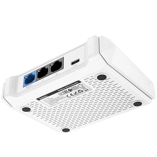 Маршрутизатор (роутер) Hoco HI36 WiFi4 300Mbs White - зображення 6