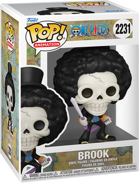 Ігрова фігурка Funko Pop! серії One Piece S1 - Брук (90644) - Фото 1 Ігрова фігурка Funko Pop! серії One Piece S1 - Брук (90644) - зображення 1