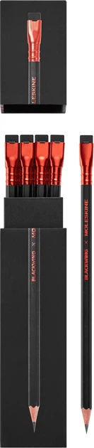 Zestaw ołówków Moleskine Blackwing Soft grafitowe 12 szt (8056999270049) - obraz 2
