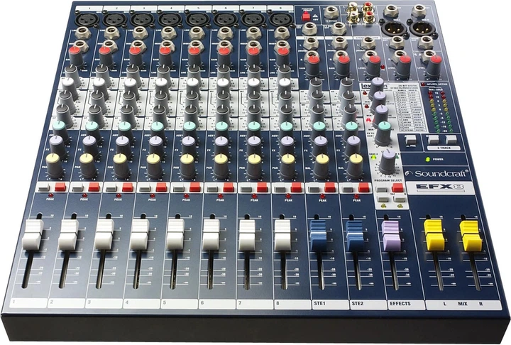 Мікшерний пульт Soundcraft EFX8 (688705007847) - Фото 2 Мікшерний пульт Soundcraft EFX8 (688705007847) - зображення 2
