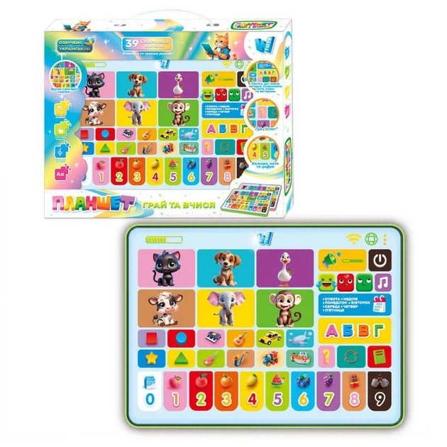 Планшет інтерактивний WToys "Грай та вчися" 30391 - Фото 1 Планшет інтерактивний WToys "Грай та вчися" 30391 - изображение 1