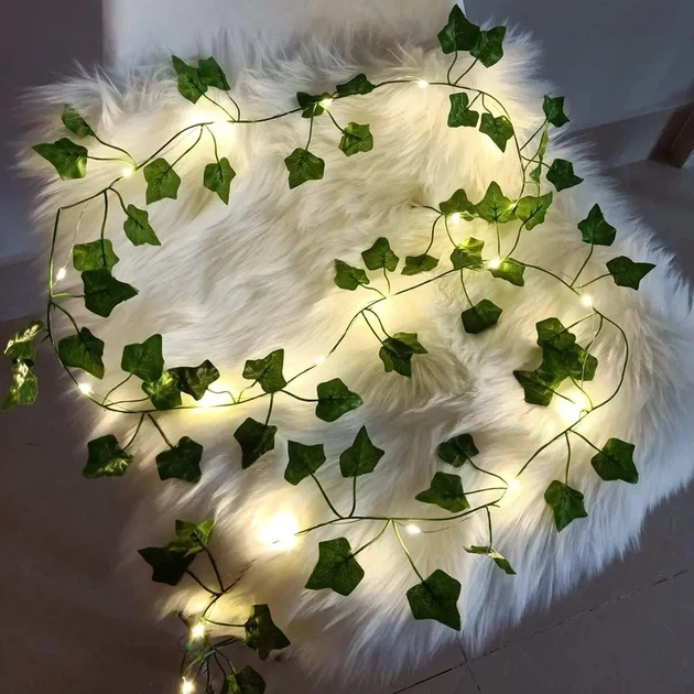 Подвесная гирлянда-лиана «Искусственный Цветок» (80-120 LED, разные цвета) - Фото 1 Подвесная гирлянда-лиана «Искусственный Цветок» (80-120 LED, разные цвета) - изображение 1