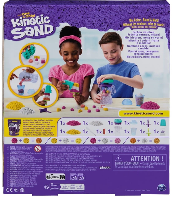 Piasek kinetyczny Spin Master Kinetic Sand: Smoothie Mixer (6075121) (681147099616) - obraz 7