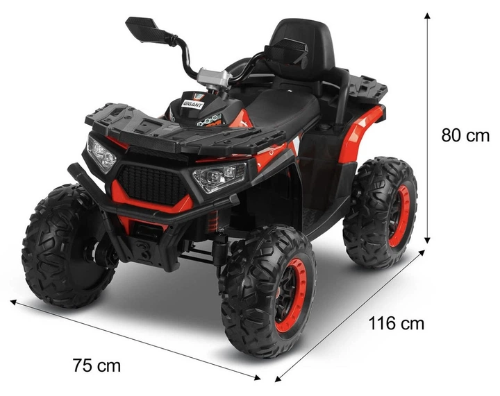 Pojazd akumulatorowy - Quad Toyz Gigant  Blue (5908310396491) - obraz 13