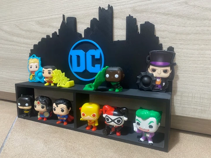Настінний дисплей для колекційних фігурок Funko Pop у стилі всесвіту DC - изображение 3