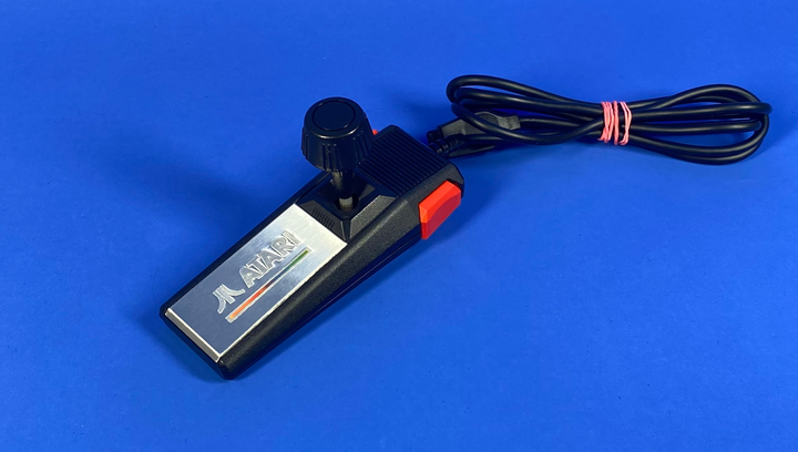 Геймпад Проводной Atari 2600 CX24 Joystick Сlassic Black 1.5m Б/У - изображение 3