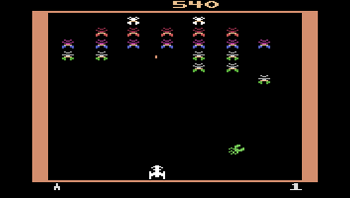 Игра Atari 2600 Galaxian Black Б/У - изображение 3