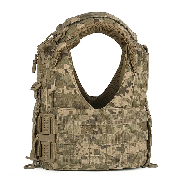 Плитоноска женская Warmor gen.3 FL SPECPROM (for Ladies). Без подсумков. С быстрым боковым и верхним сбросом (без плит). Пиксель - изображение 4