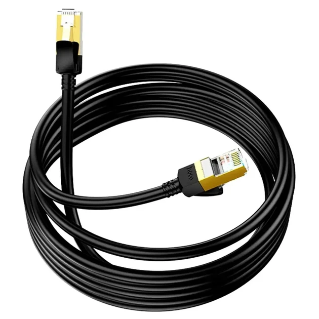 Патч-корд Hoco US02 Level Pure Copper Gigabit Ethernet Cable 3m Black - изображение 7