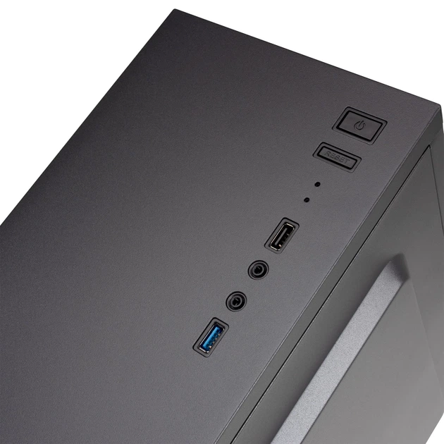 Корпус Mars Gaming MC100 / без БП / ATX / Micro-ATX / Mini-ITX / 1x90мм FRGB / USB 3.0 / Черный - изображение 6