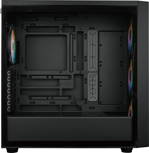 Корпус Cooler Master MasterBox 600 / без БП / Mid-Tower / E-ATX / 3x140mm ARGB + 1x120mm / USB-C / Поддержка задних разъемов / Черный - изображение 5