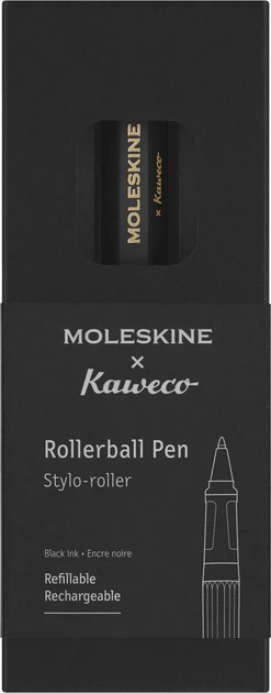Pióro kulkowe Moleskine Kaweco Black 0.7 mm czarne (8056598854879) - obraz 4