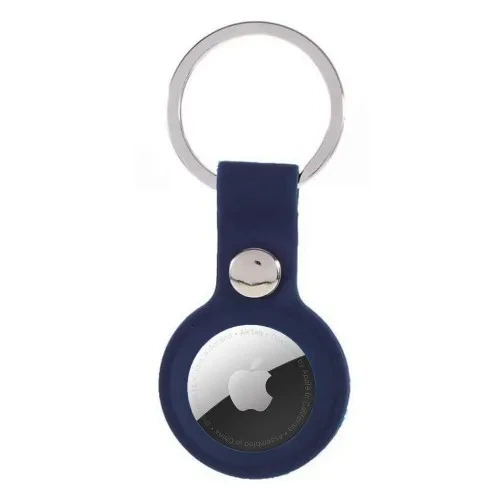 Брелок Silicone Key Ring для AirTag / AirTag 2 Dark blue - Фото 1 Брелок Silicone Key Ring для AirTag / AirTag 2 Dark blue - изображение 1