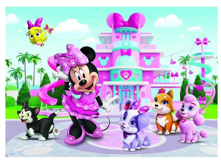 Пазл підлоговий Ravensburger Disney Junior Готель для домашніх улюбленців Мінні з Bow-Toons — Улюбленці Мінні 24 елементи (12004327) (4005555043270) - зображення 3