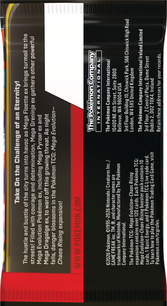Zestaw kart Pokemon TCG: Mega Evolution - Chaos Rising - Booster Display 36 szt (196214141049) - obraz 9
