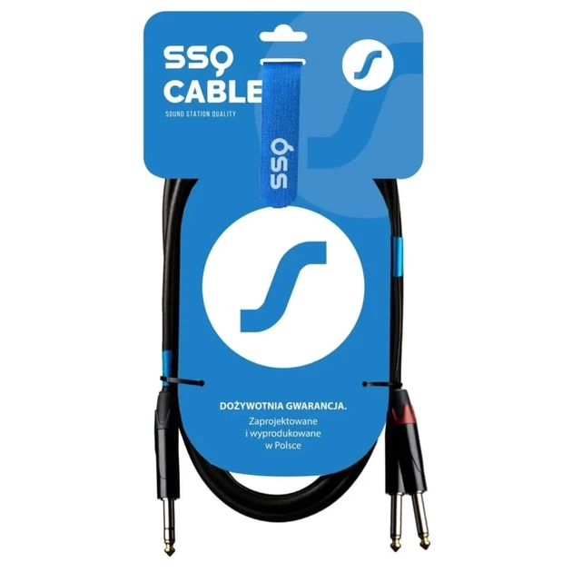 Rozdzielacz SSQ JSJM5 Jack - 2x Mono Jack 5 m (5904161820048) - obraz 4