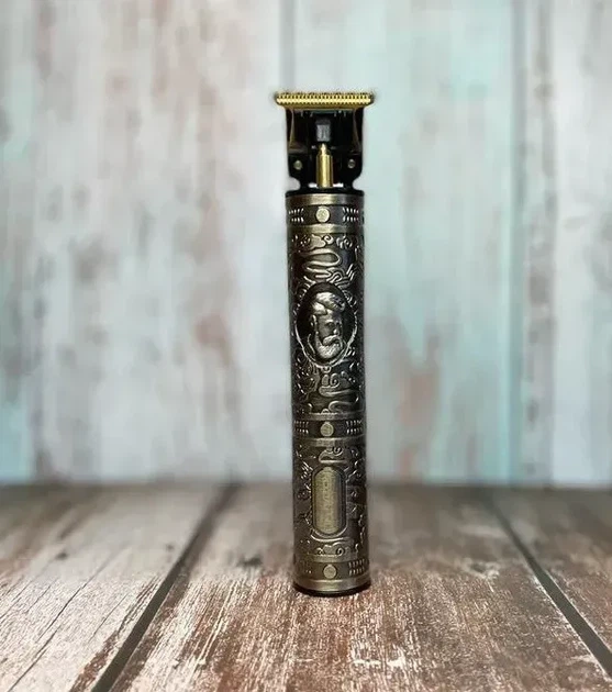 Металевий тример Rozia HQ273 Gold — Вінтажний дизайн, 2 швидкості та USB Type-C - Фото 2 Металевий тример Rozia HQ273 Gold — Вінтажний дизайн, 2 швидкості та USB Type-C - зображення 2