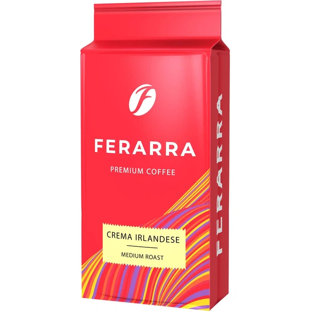 Кава мелена Ferarra Crema Irlandese 250 g - Фото 1 Кава мелена Ferarra Crema Irlandese 250 g - изображение 1