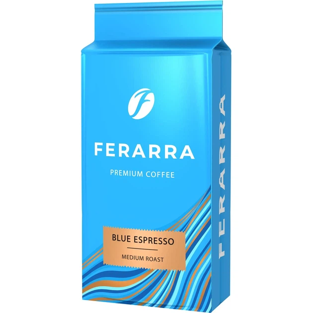 Кава мелена Ferarra Blu Espresso 250 g - Фото 1 Кава мелена Ferarra Blu Espresso 250 g - изображение 1