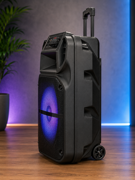 Акустична система LiGE-1722 акумуляторна Bluetooth колонка з мікрофоном (4574567) - Фото 5 Акустична система LiGE-1722 акумуляторна Bluetooth колонка з мікрофоном (4574567) - зображення 5