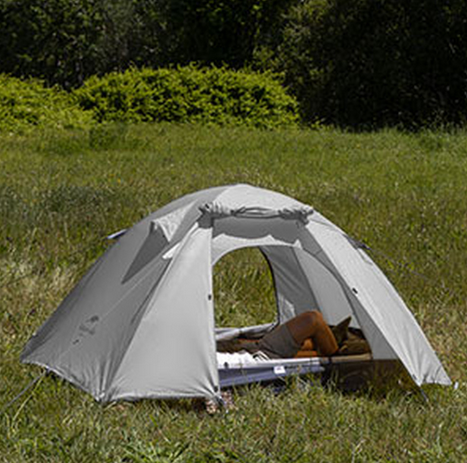Намет чотиримісний NatureHike туристичний легкий 2.8 кг 210×210(+55)×100 см світло-сірий - зображення 7