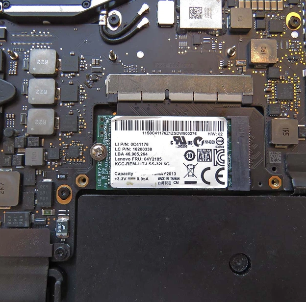 Адаптер M.2 NVMe SSD для Apple MacBook Pro A1708 (2016–2017) - Фото 2 Адаптер M.2 NVMe SSD для Apple MacBook Pro A1708 (2016–2017) - изображение 2