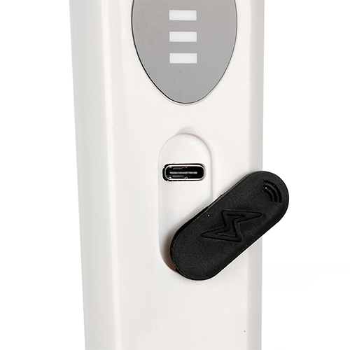 Щітка для прибирання електрична Stenson R97843 пластикова 24х7.5х12 см USB 25W 3 насадки Білий з чорним - зображення 4