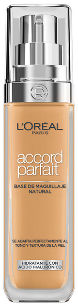 Тональна основа L'Oreal Paris Accord Parfait зволожувальна 6.5D/W Caramel Doré 30 мл (3600522839125) - Фото 1 Тональна основа L'Oreal Paris Accord Parfait зволожувальна 6.5D/W Caramel Doré 30 мл (3600522839125) - зображення 1