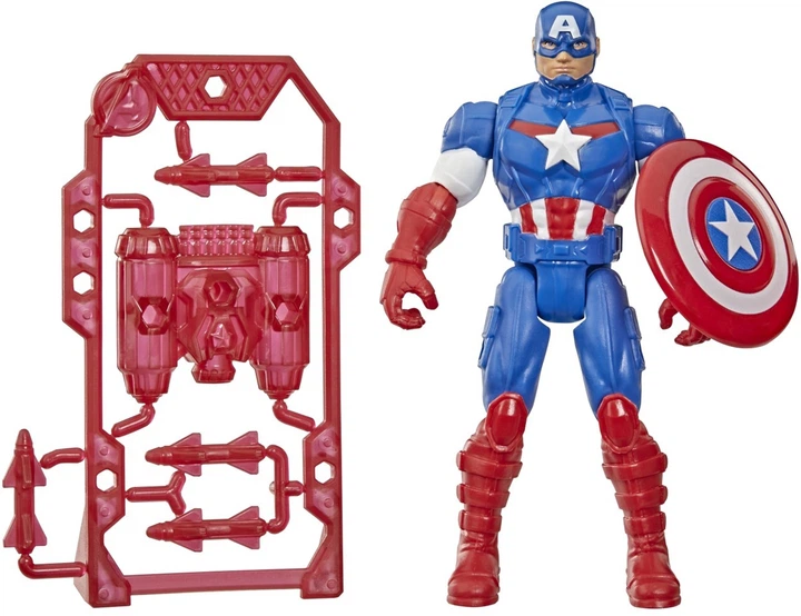 Набір Hasbro Marvel Avengers: Captain America 11.4 см G2847 (5010996357076) - зображення 4