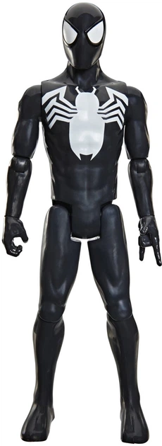 Фігурка Hasbro Marvel Titan Series Spider-Man: Black Suit Spider-Man 30 см G2860 (5010996361219) - зображення 4