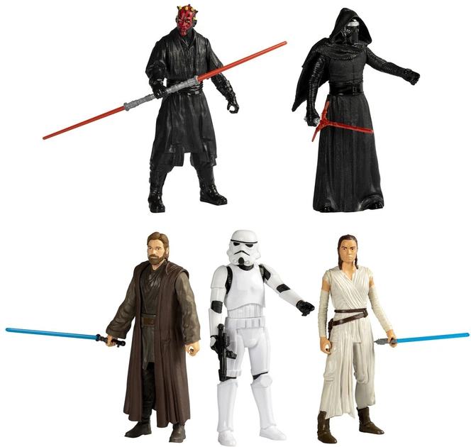 Набір фігурок Hasbro Disney Star Wars: Galactic Good vs. Evil 9,5 см G0310 (5010996238832) - зображення 3