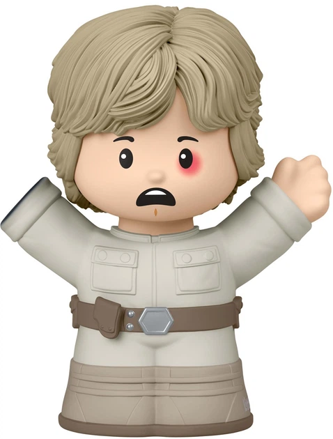 Набір фігурок Fisher-Price Little People Collector: Star Wars «Імперія завдає удару у відповідь» — Дарт Вейдер і Люк 7 см JFW74 (194735307401) - зображення 3
