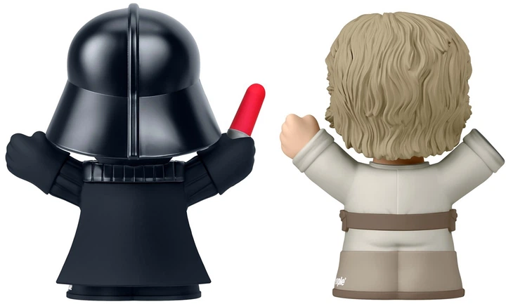 Набір фігурок Fisher-Price Little People Collector: Star Wars «Імперія завдає удару у відповідь» — Дарт Вейдер і Люк 7 см JFW74 (194735307401) - зображення 5