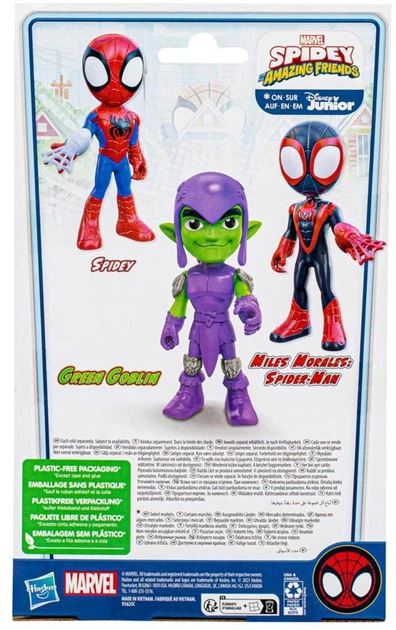 Figurka Hasbro Marvel Spidey and his amazing friends: Green Goblin 10 cm F7261 (5010994203375) - obraz 2
