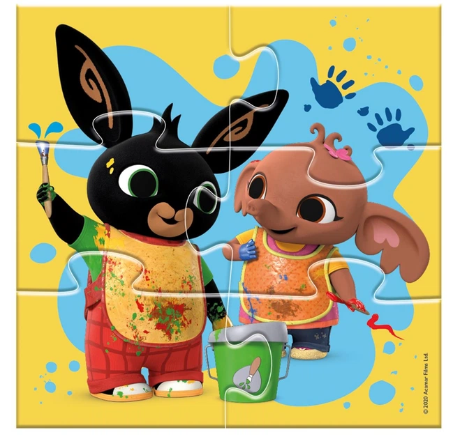 Puzzle Bambolino Toys Bing — 4 w 1 35 elementów (12004332) (4005555043324) - obraz 4